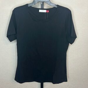 045 - N Philanthropy NWT Black Cotton T-Shirt, Size Large